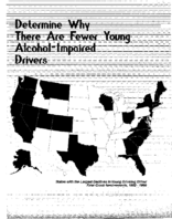 Determine Why There Are Fewer Young AlcoholImpaired Drivers