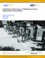 Evaluating Crowdsourcing as a VMT Reduction Tool to Support Smart Cities Initiatives