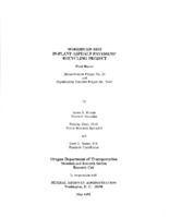 Wordburn hot inplant asphalt pavement recycling project  final report