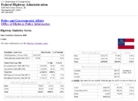 Highway Statistics Series State Statistical Abstracts 2010  Georgia