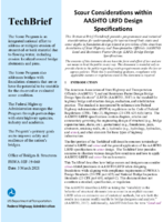 Scour Considerations within AASHTO LRFD Design Specifications techbrief