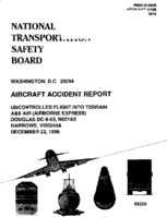 Aircraft accident report  uncontrolled flight into terrain ABX Air Airborne Express Douglas DC863 N827AX Narrows Virginia December 22 1996