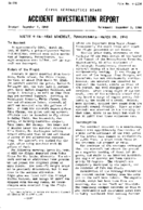 Investigation of Aircraft Accident VULTEE VIA NEAR SOMERSET PENNSYLVANIA 19480320