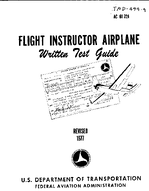 AC 6172A Flight Instructor Airplane Written Test Guide