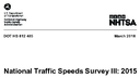 National Traffic Speeds Survey III 2015