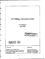 CCP Billing Alternatives Study