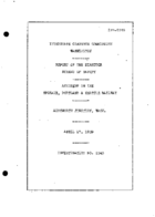 Interstate Commerce Commision Report of the Accident  Investigation Occuring on the SPOKANE PORTLAND AND SEATTLE RAILWAY AINSWORTH JETWA