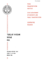 Tubular WBeam Bridge Rail