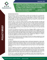 Influencing Travel Behavior via an OpenSource Platform Phase 3 Transforming Multimodal Travel Behavior Data to Support Traffic Congestion Reduction Strategies Brief
