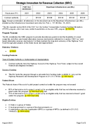 Strategic Innovation for Revenue Collection SIRC