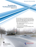 Roundabouts  The Maryland Experience A Maryland Success Story