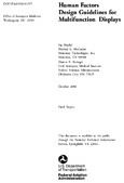 Human Factors Design Guidelines for Multifunction Displays