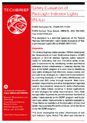 Safety Evaluation of RedLight Indicator Lights RLILs techbrief