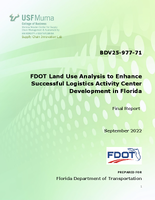 FDOT Land Use Analysis to Enhance Successful Logistics Activity Center Development in Florida