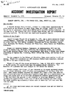 Investigation of Aircraft Accident BRANIFF AIRWAYS MASON CITY IOWA 19540822