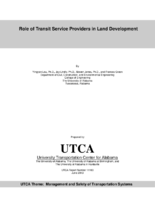 Role of Transit Service Providers in Land Development