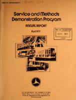 Service and Methods Demonstration Program Annual Report April 1977