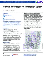 Broward MPO Plans for Pedestrian Safety
