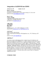 Integration of AERMOD into EDMS