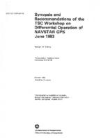 Synopsis and Recommendations of the TSC Workshop on Differential Operation of NAVSTAR GPS