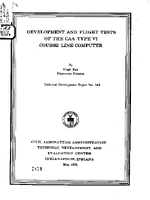 Development and Flight Tests of the Caa Type VI Course Line Computer