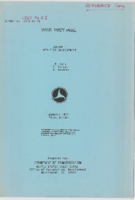Vessel Safety Model  Volume I Analytic Development