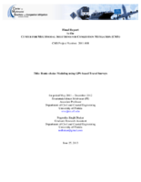 RouteChoice Modeling Using GPSBased Travel Surveys
