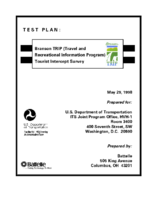 Test Plan Branson TRIP Travel and Recreational Information Program Tourist Intercept Survey