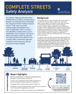 Complete Streets  Safety Analysis