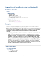 Dynamic Mobility Applications Policy Analysis Policy and Institutional Issues for Integrated Dynamic Transit Operations IDTO supporting datasets