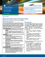 Case Study Wisconsin Department of Transportation Reliability of Travel Times on Urban and Rural Highways