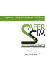 Augmented Reality for Safer PedestrianVehicle Interactions