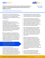 What Do Americans Think About Federal Tax Options to Support Transportation Results from Year Eleven of a National Survey Brief