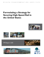 Formulating a strategy for securing highspeed rail in the United States