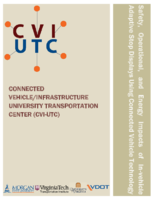 Safety Operational and Energy Impacts of InVehicle Adaptive Stop Displays Using Connected Vehicle Technology