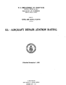 Part 52 Aircraft Repair Station Rating