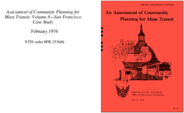 Assessment of Community Planning for Mass Transit Volume 8 San Francisco Case Study