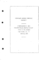 Interstate Commerce Commision Report of the Accident  Investigation Occuring on the PENNSYLVANIA RAILROAD MILTON PA