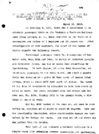Interstate Commerce Commission Report of the Accident  Investigation Occurring on the PIEDMONT AND NORTHERN RAILROAD CHICK SPRINGS S0
