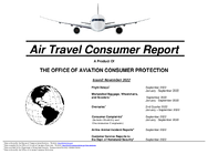 Air Travel Consumer Report November 2022
