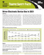 Traffic Safety Facts Driver Electronic Device Use in 2021