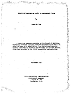 Effect of Training on Acuity of Peripheral Vision