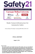 RadarCamera Infrastructure for Automotive Safety