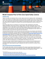 Model Evaluation Plan for Work Zone Speed Safety Cameras