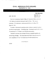 Air Travel Consumer Report May 1974