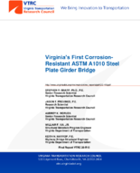 Virginias First CorrosionResistant ASTM A1010 Steel Plate Girder Bridge