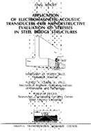 Application of electromagneticacoustic transducers for nondestructive testing in steel bridge structures