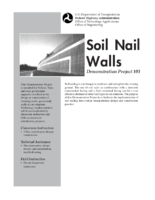Soil Nail Walls Demonstration Project 103