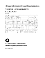 Bridge Information Modeling Standardization Report Volume I  Information Exchanges