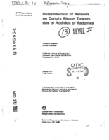 Determination of Airloads on Certain Airport Towers Due to Addition of Radomes